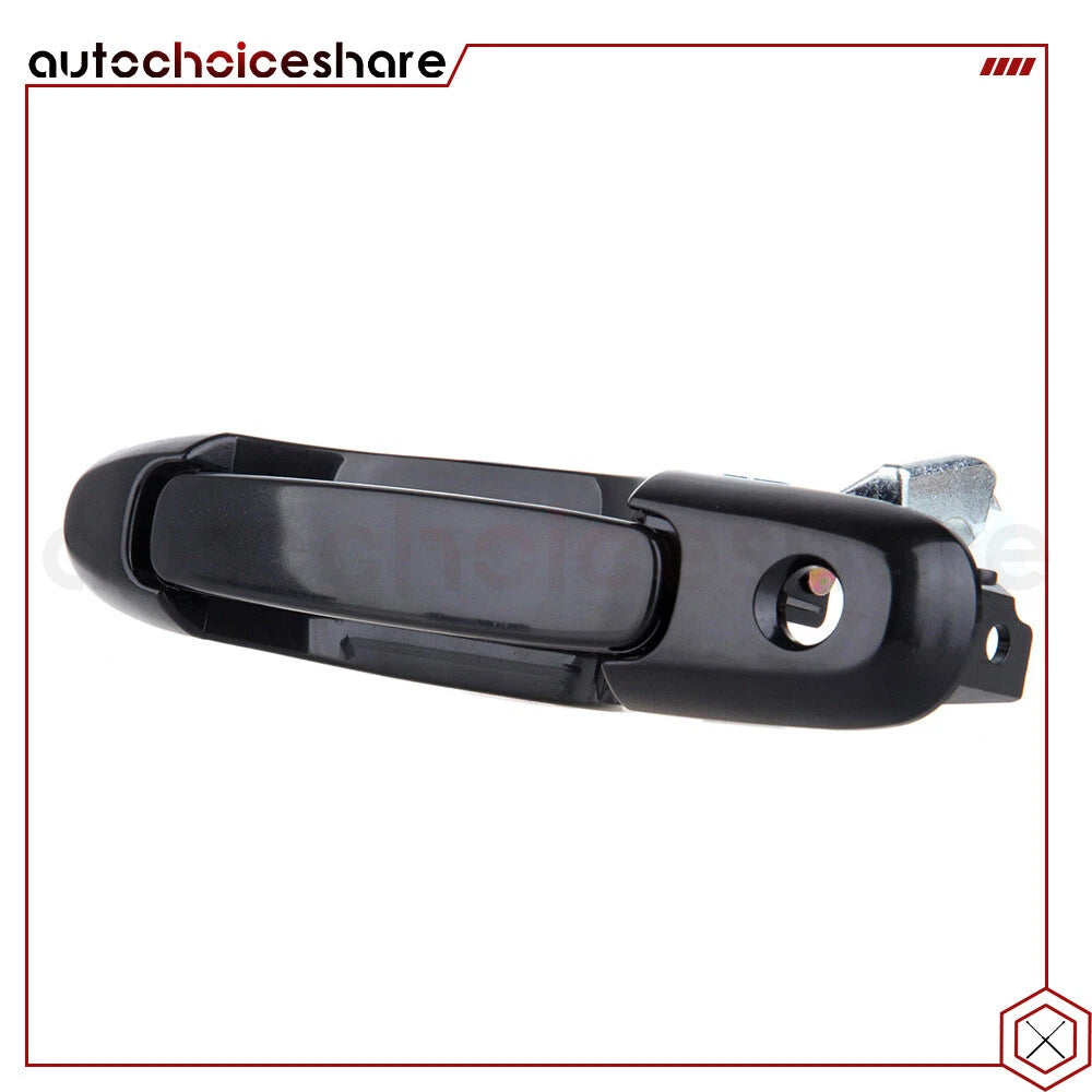 Set of 4 Exterior Door Handles Black for Toyota Sienna (1998–2003)