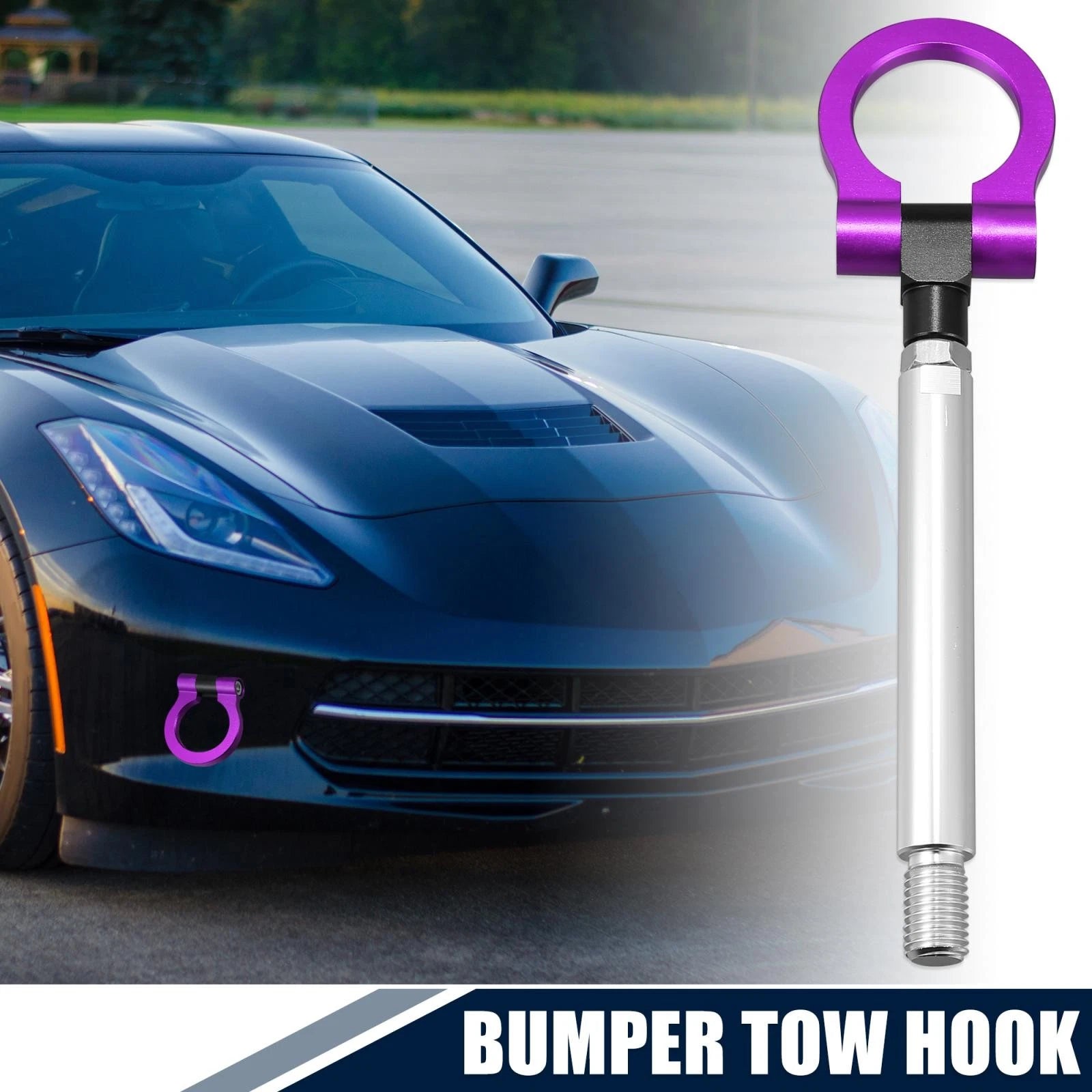 Tow Hook Ring for Chevy Camaro (2016–2023) - Purple