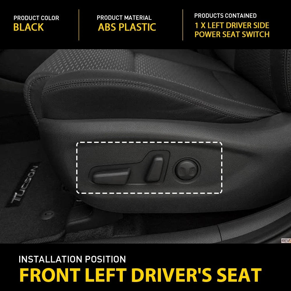 Power Seat Switch for Hyundai Tucson (2016–2020) Sonata (2015–2019)