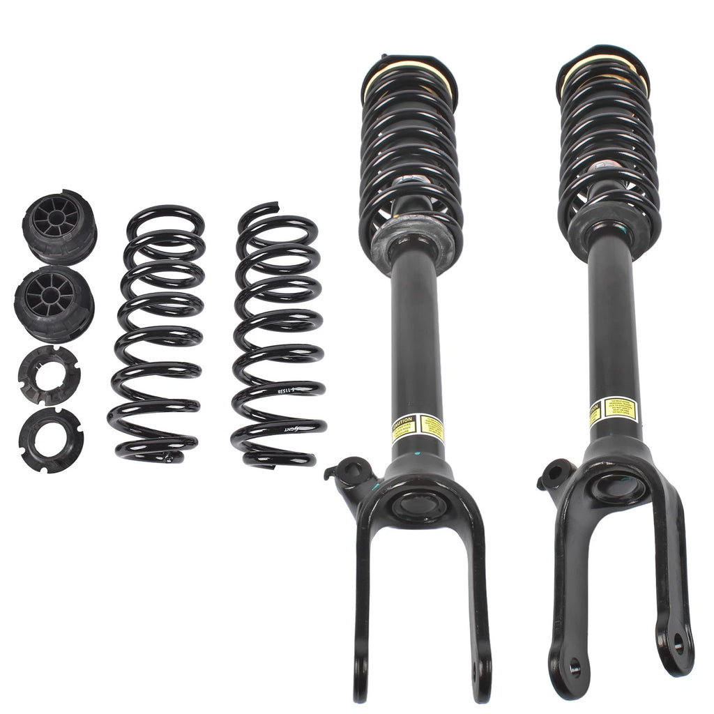 Front Shock Struts & Rear Coil Spring Lowering Kit for Mercedes W164 (2006–2011)