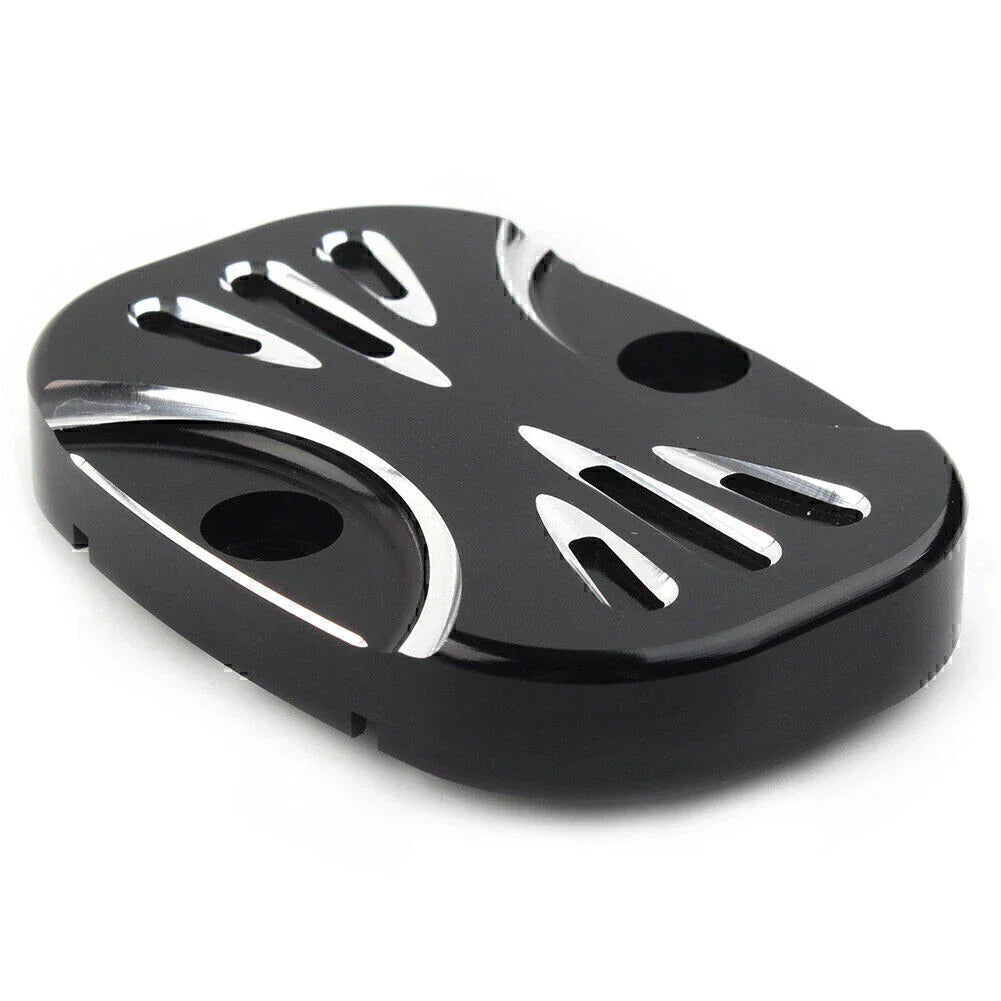 CNC Cut Rear Brake Master Cylinder Cover for Harley Electra Glide Road King