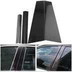 Set of 6 Carbon Fiber Window B Pillar Trim Covers for BMW F07 (2012–2017)