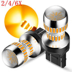 2X 7443 7440 LED Amber Turn Signal Parking Bulbs for Universal (2010–2023)