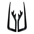 2X ABS Black Fog Light Lamp Cover Trim for VW Golf MK7.5 (2017–2019)