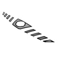 Stainless Black Mesh Grille Insert for Nissan Murano (2009–2010)
