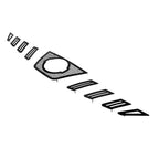 Stainless Black Mesh Grille Insert for Nissan Murano (2009–2010)