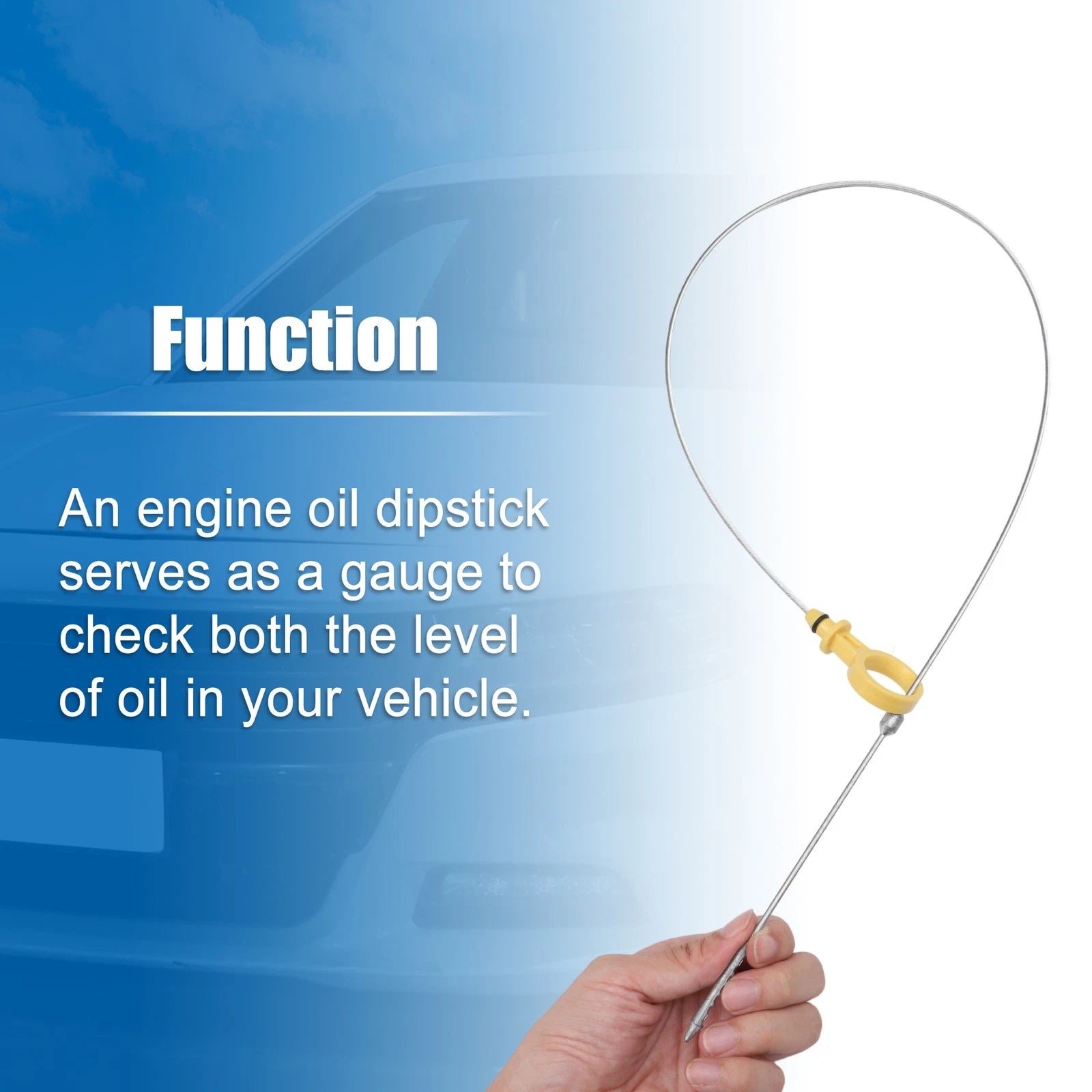 Engine Oil Level Indicator Dipstick for Chevrolet Silverado 2500 