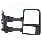 2X Smoke Signal Manual Tow Mirrors for Ford F250 F350 F450 Super Duty (1999–2016)