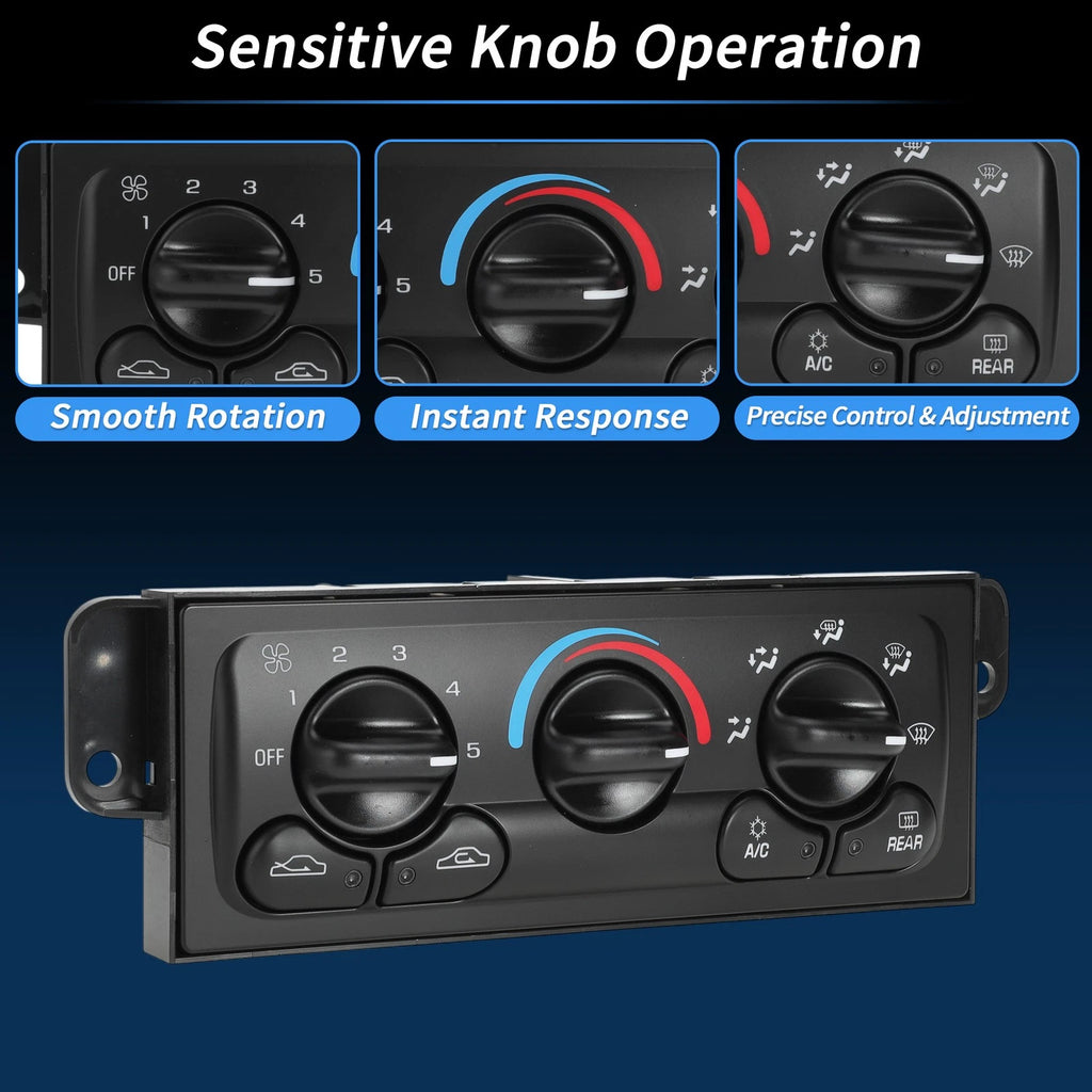 A/C Heater Climate Control Module Panel for Chevrolet Malibu (1997–2005) No.599213