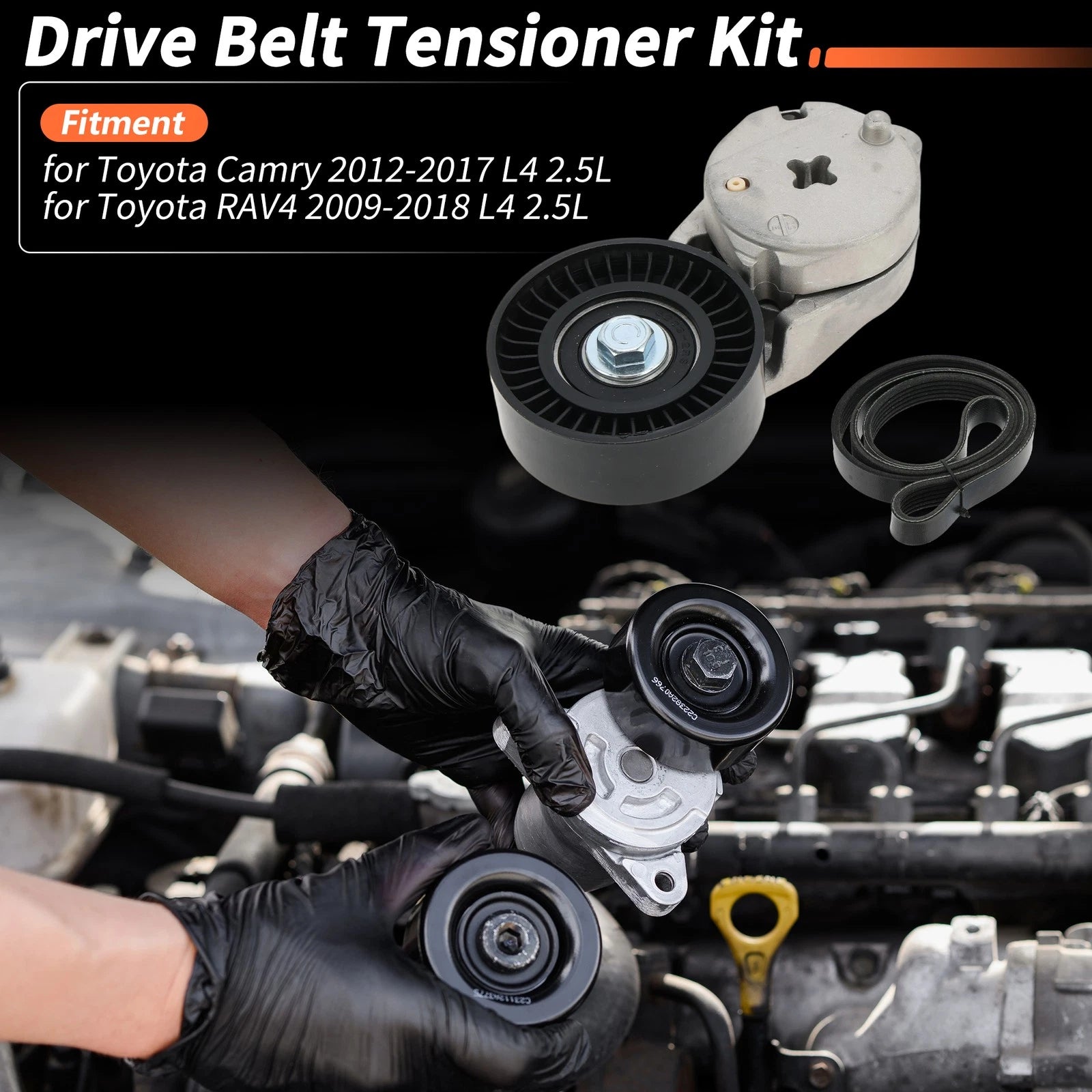 Drive Belt Tensioner Kit for Toyota Camry (2012–2017) 90K-39106