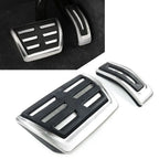 Stainless Steel Brake Gas Pedal Covers for Audi A4 A5 A6 A7 A8 Q3 Q5 (2008-2023)