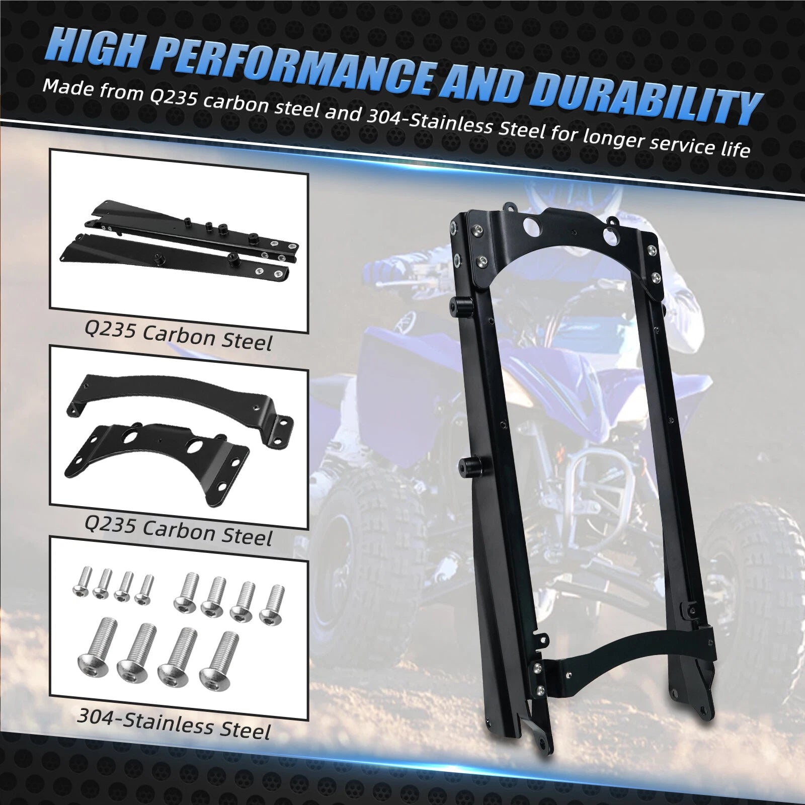 Rear Sub Frame for Yamaha YFZ450R YFZ450RSE (2009–2023)