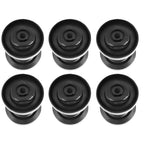 6x Track Bottom Roller for Kubota KX121-3ST KX040-4 (2003–2023) RD148-21700 Black