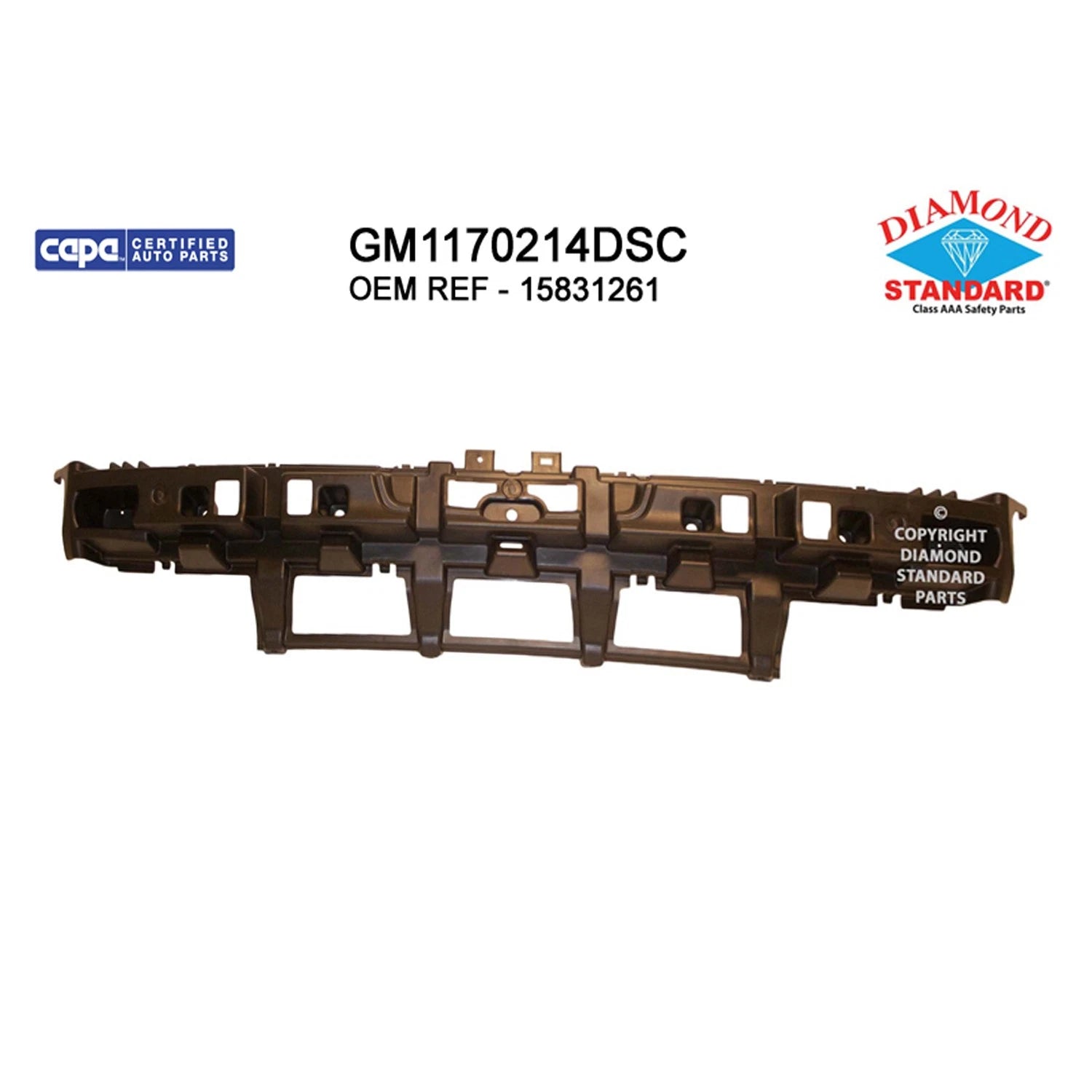 Replacement Rear Bumper Impact Absorber Polypropylene for 2008-2012 Chevy Malibu