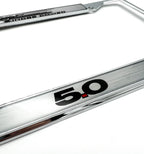 License Plate Frame Chrome Replacement for Ford Mustang (2015–2023)