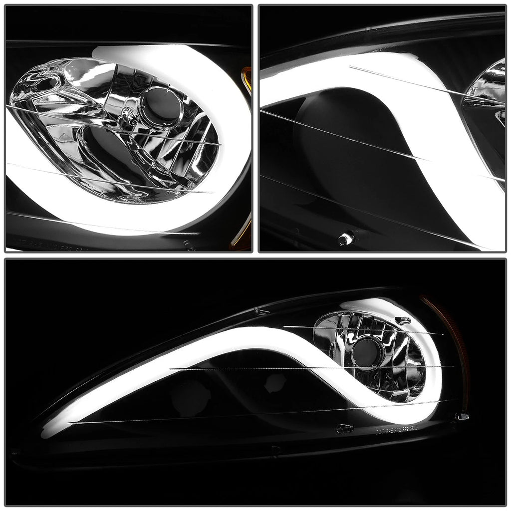LED Smoked Amber Signal Headlight Lamps for Pontiac Grand AM (1999–2005)