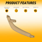 Right Inner Door Panel Handle Pull Trim Cover Beige for BMW X5 X6 (2014–2019)