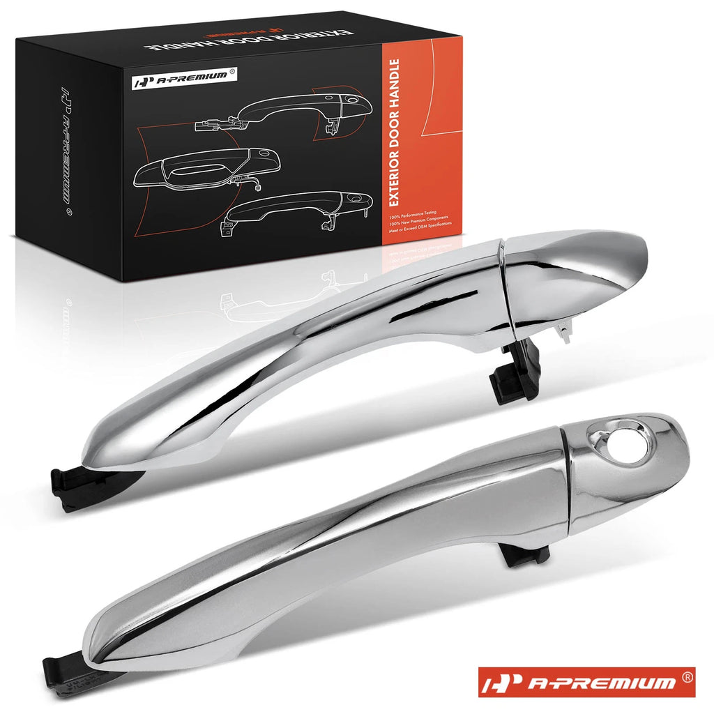 2X Chrome Front Side Exterior Door Handle for Kia Sorento (2016–2020)