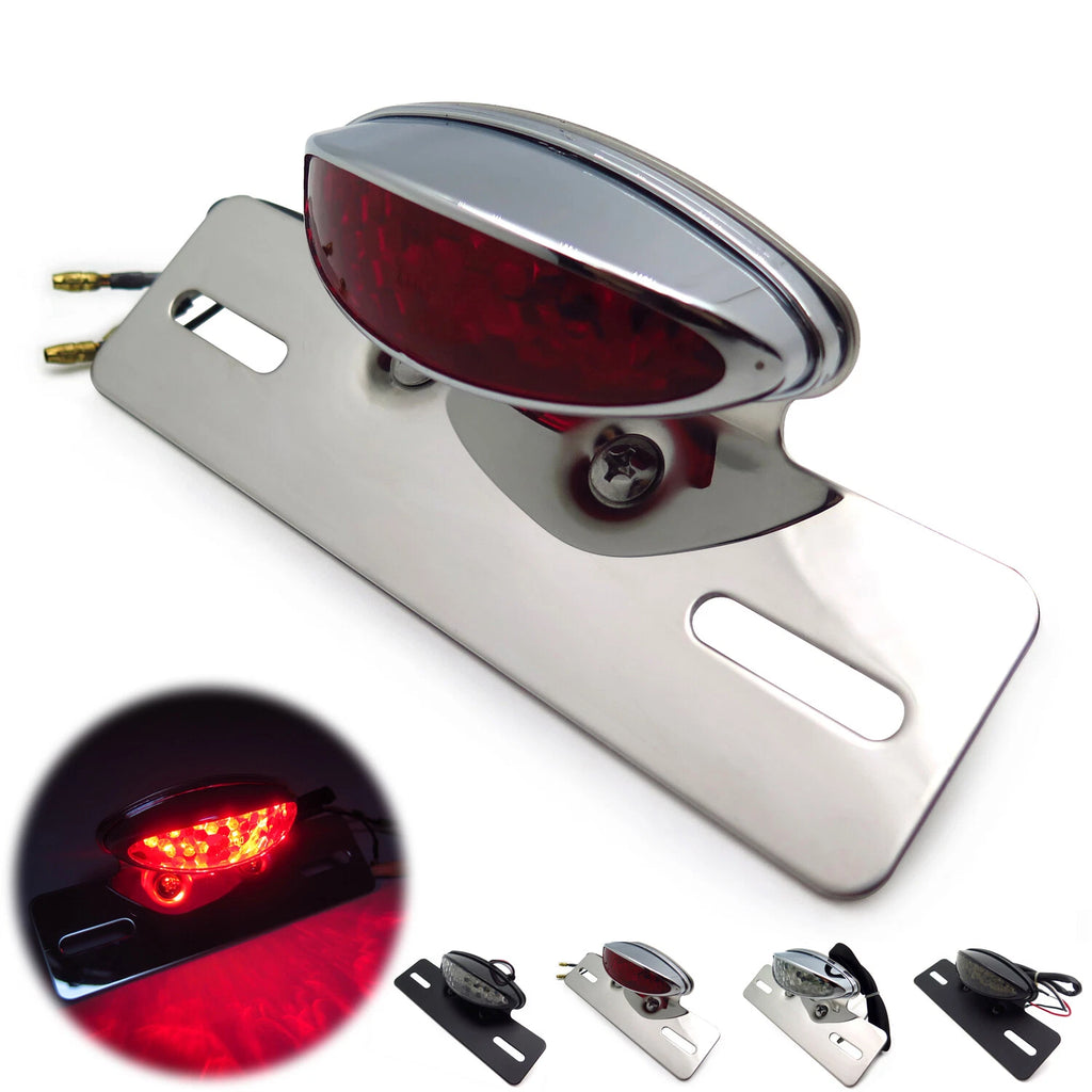 LED Brake Tail Lights for Bobber Cafe Racer Clubman (12V)