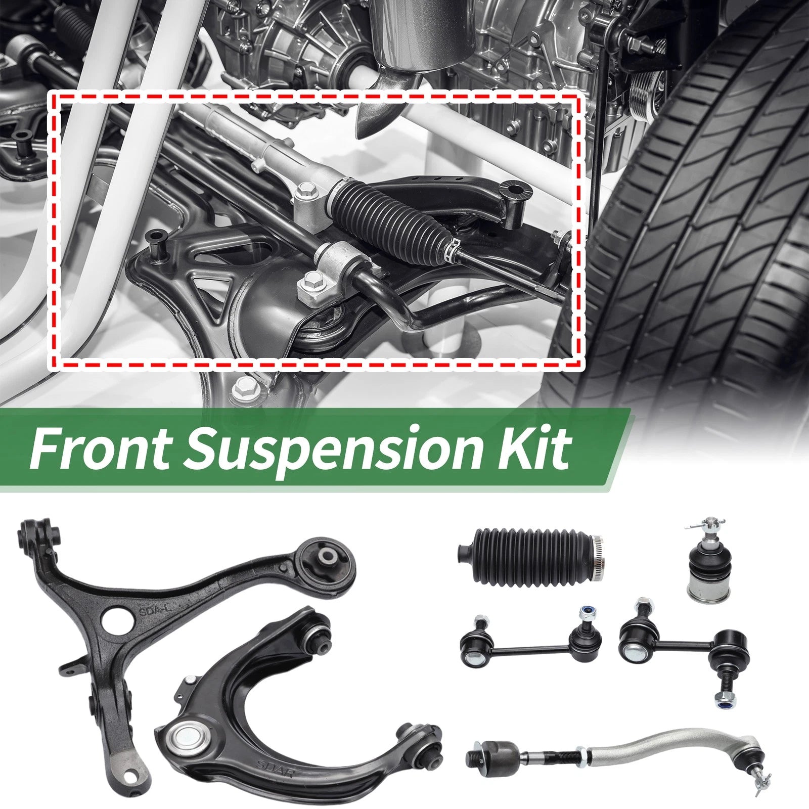 16pcs Front Suspension Control Arm Kit for Honda Accord (No. ES80287/K80228)