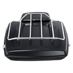 Matte Razor Trunk Pad Mount Rack Rail for Harley Touring Road Glide (2014–2025)