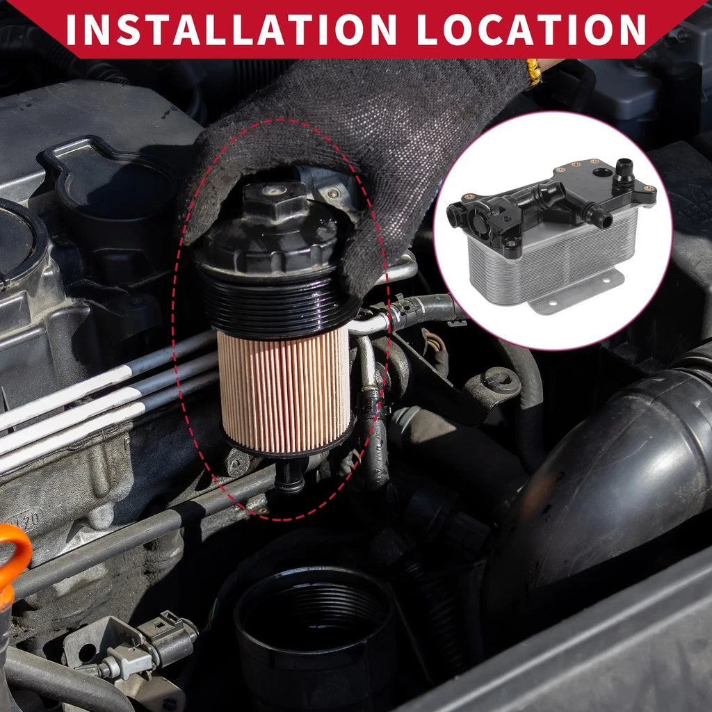 Engine Oil Cooler Filter Housing for BMW 528i Oil Cooler