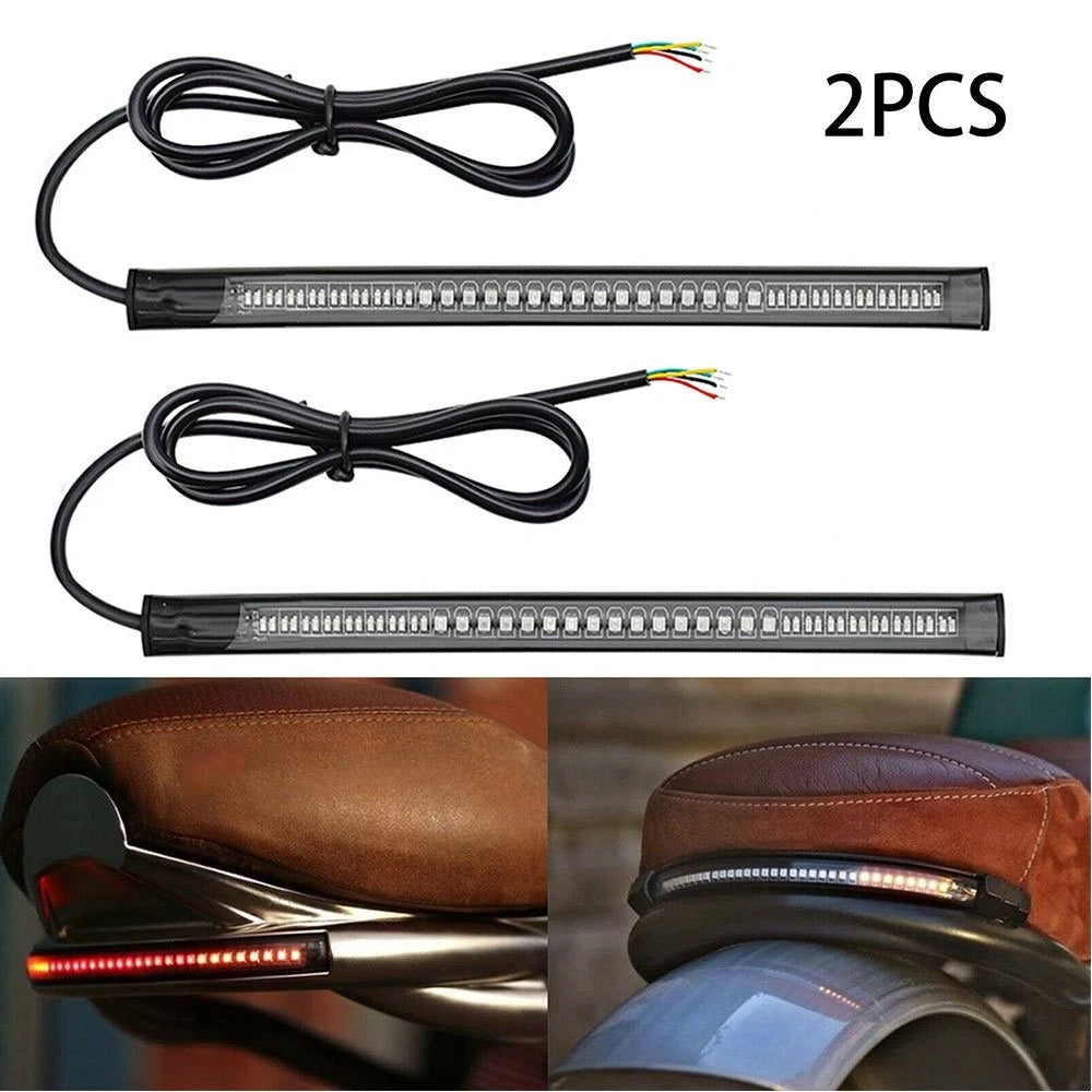 2X 48 LED Turn Signal Tail Light for Motorcycle (Universal)