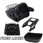 Trunk Pad Plate Mount Rack for Harley Touring (2014–2026) Black