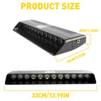 LED Amber/White Windshield Dash Strobe Light Bar for Car Truck