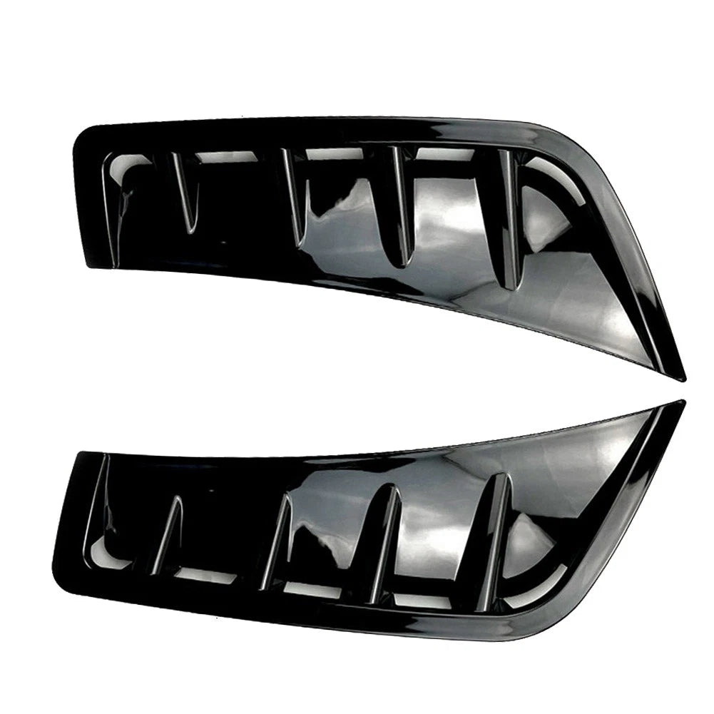 Front Wheel Air Vent Hood Fender Cover Trim for Benz GLC-Class (2020–2023) Gloss Black