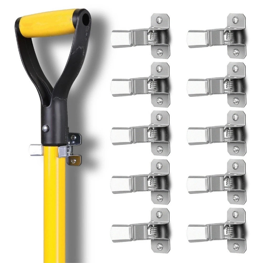 10-Piece Tool Hook and Clip Set for Organizing in Tight Areas