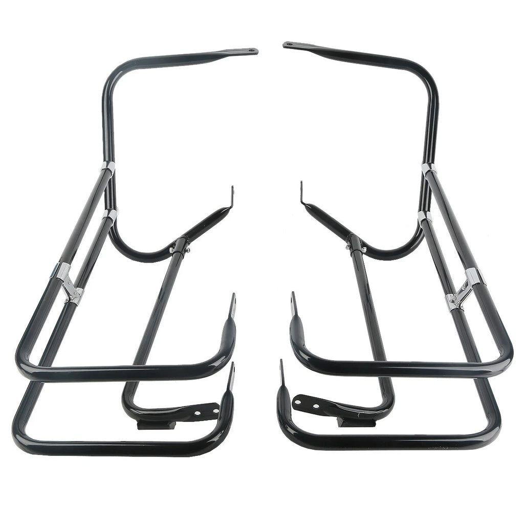 Saddlebag Guard Rail Mounts Bracket for Harley Street Road Glide (1997–2008)