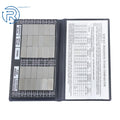 30-Pack Surface Roughness Comparator Gauge Set