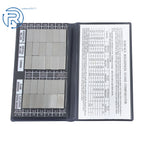 30-Pack Surface Roughness Comparator Gauge Set