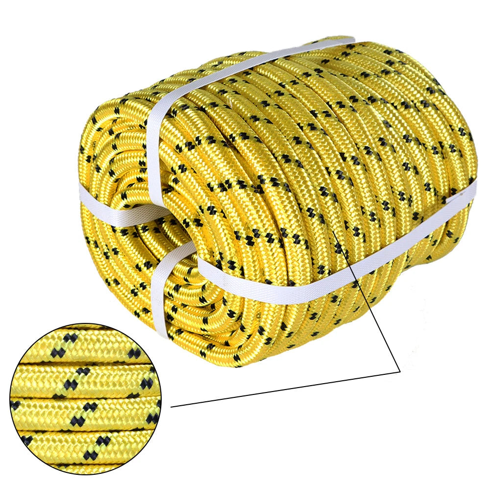 Double Braid Polyester Pulling Rigging Line 1/2" x 200' 5500Lbs Strength