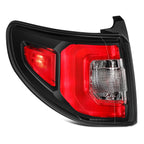 Chrome Red Driver Left Side Tail Light Assembly for GMC Acadia Limited (2013–2017)