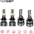 Set of 2 NOVSIGHT 9005 9006 LED Headlight Bulbs 6500K 80000LM for HB3 HB4