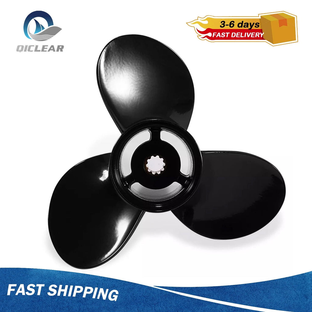 10 1/4 x 11 Aluminum Boat Propeller for Suzuki 20-30HP (10 Spline, RH)