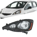 Headlight Assembly for Honda Fit Sport (2009–2011) Clear Lens Halogen
