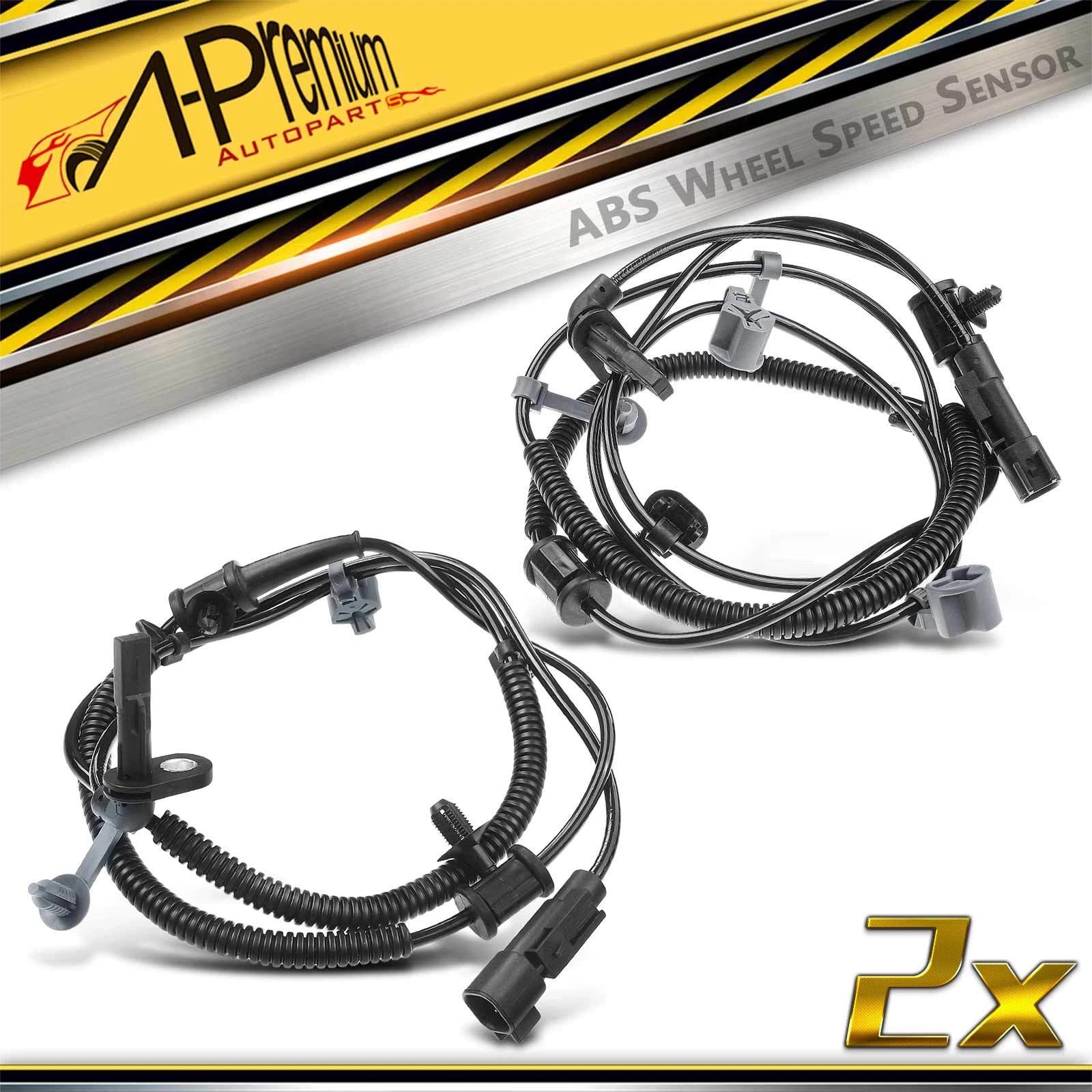 2X Rear ABS Wheel Speed Sensors for Chevrolet Malibu Impala (2013–2015)