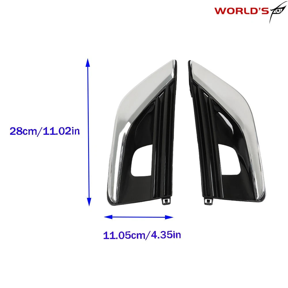 Set of 2 Electroplated Fog Light Covers for Infiniti Q50 (2018–2020)