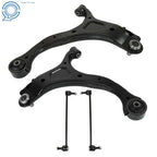 Set of 4 Suspension Kit Lower Control Arms Ball Joints for Hyundai Santa Fe (2007–2012)
