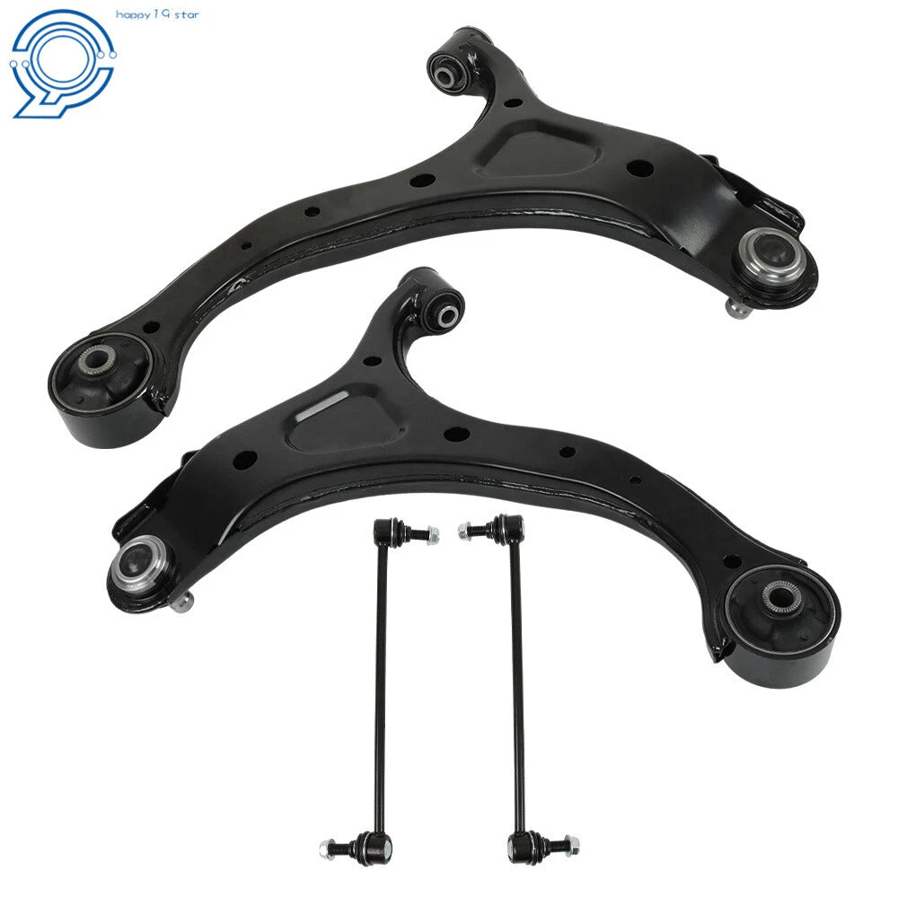 Set of 4 Suspension Kit Lower Control Arms Ball Joints for Hyundai Santa Fe (2007–2012)