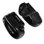 Lower Vented Fairing for Harley Electra Glide (2014–2024) Black Denim