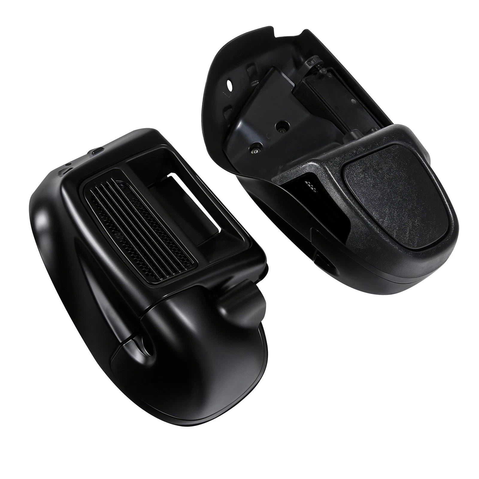 Lower Vented Fairing for Harley Electra Glide (2014–2024) Black Denim