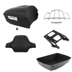 Trunk Pad Backrest Rack Mount for Harley Touring (2014–2023) Matte Black