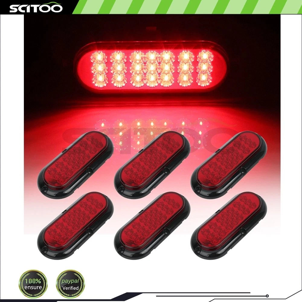 6PCS Side Marker for Kenworth K270 (2015) & Freightliner Century Class (1999)