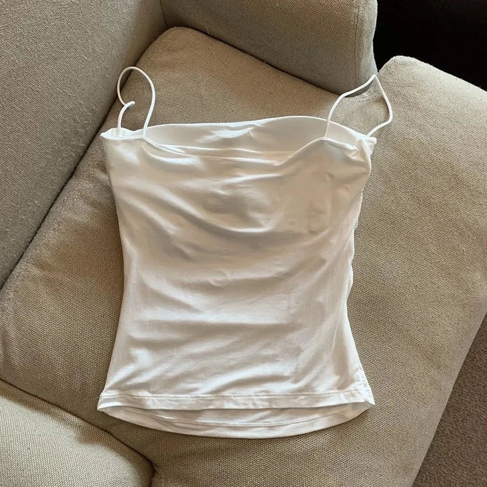 2X Comfortable Summer Tank Top with Built-in Bra for Women