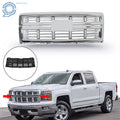 Chrome Front Bumper Upper Grille for Chevrolet Silverado 1500 (2014–2015)