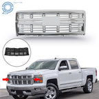 Chrome Front Bumper Upper Grille for Chevrolet Silverado 1500 (2014–2015)